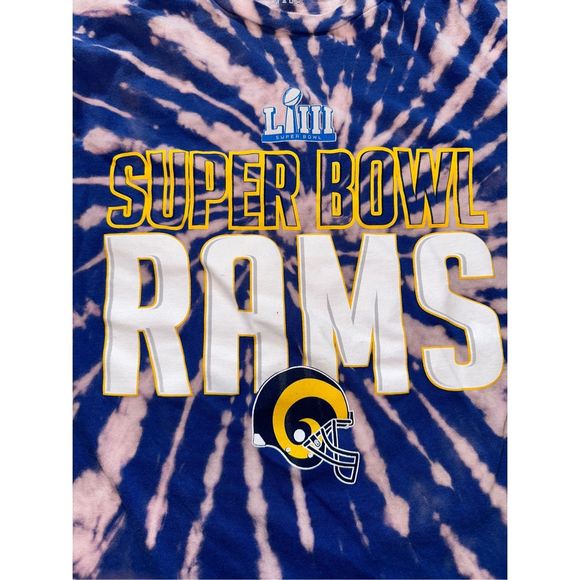 Los Angeles Rams Super Bowl Champs Bleached Long Sleeve Tee - Picture 3 of 4